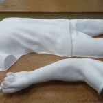 Giant body - individual parts made of polystyrene