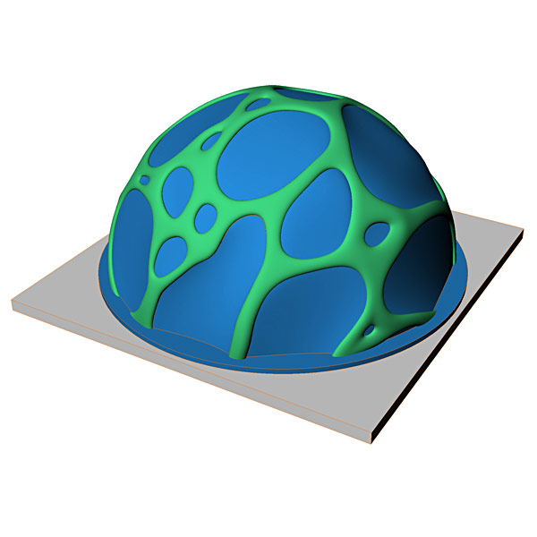 CNC model bionic sphere
