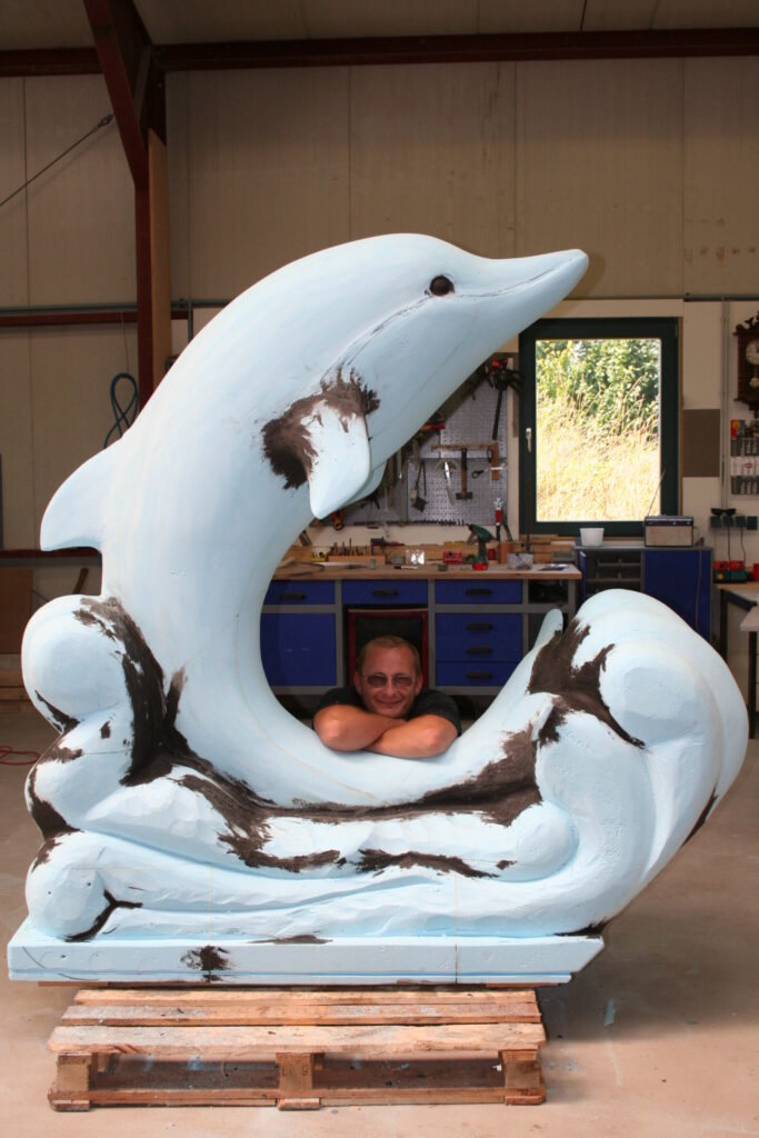 Kunststoff Figur Delfin