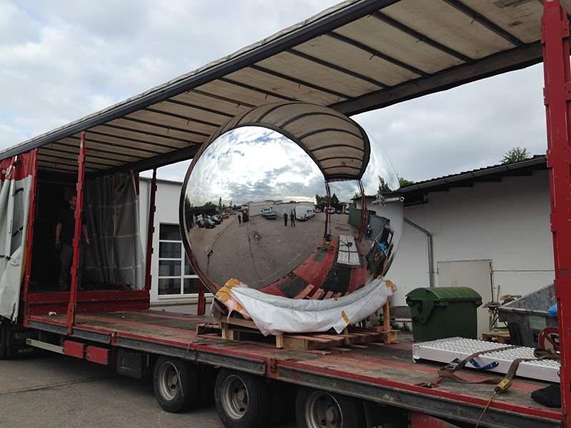 Giant sphere - transportation